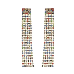 Brinco Strass Franja